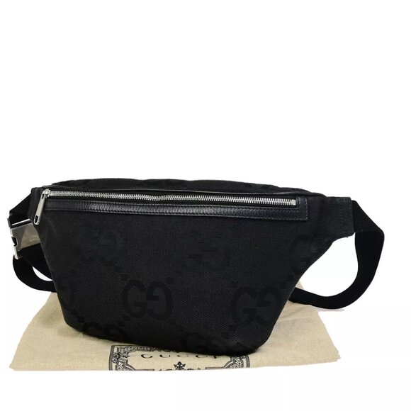 AUTHENTICITY GUARANTEED GUCCI Logo Jumbo GG Pattern Shoulder Body Bag Canavs - Picture 1 of 14